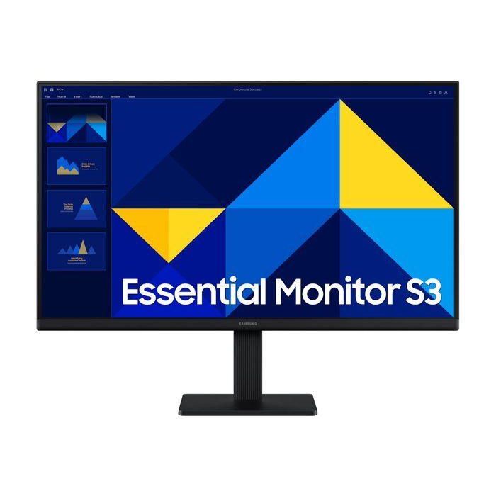 Monitor Profesional Samsung Essential Monitor S3 S24D300GAU/ 24"/ Full HD/ Negro Monitor Profesional Samsung Essential Monitor S3 S24D300GAU/ 24"/ Full HD/ Negro