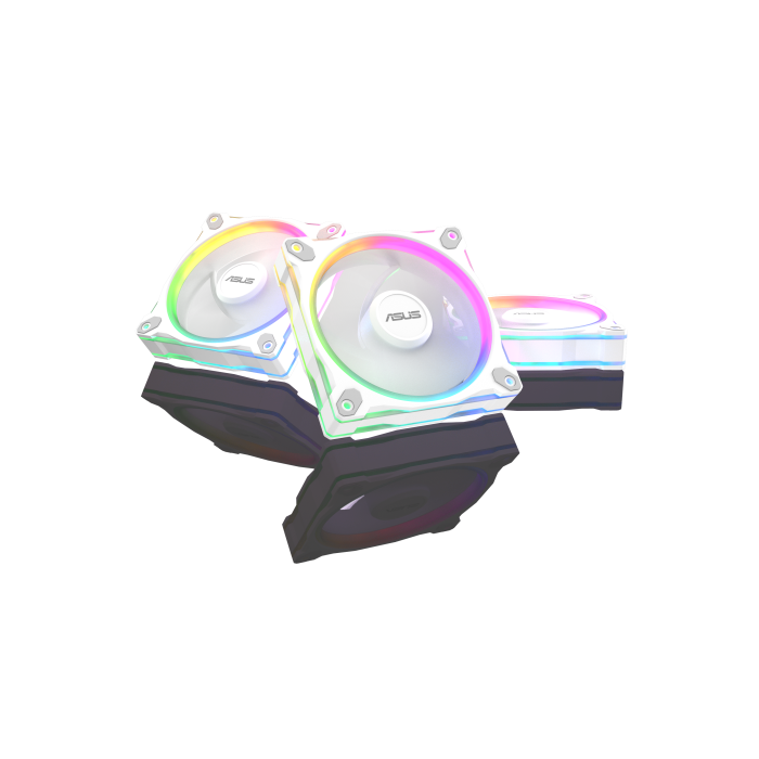 Asus Prime Mr120 Fan Argb Reverse White 3In1 Carcasa Del Ordenador Ventilador 12 Cm Blanco 3 Pieza(S) 1