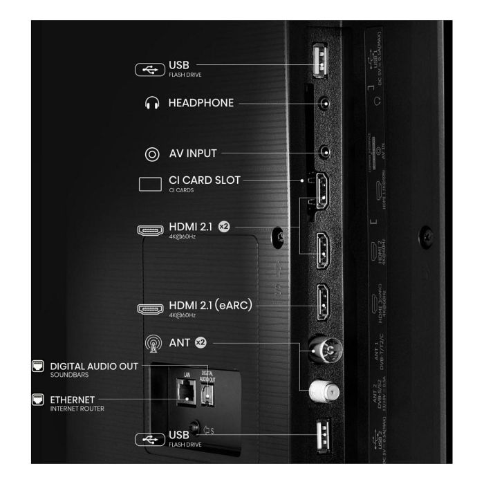 Hisense 75E77Q | Televisor 75" (189 cm) 4K Ultra HD QLED Smart TV | VIDAA | HDR10+ | Dolby Vision | Alexa | Modo Juego ALLM/VRR | Negro 2