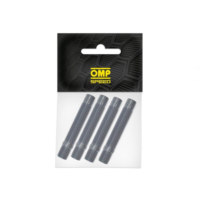 Tornillos Espárragos OMP Negro 4 uds 100 mm M14 x 1,25 Tornillos Espárragos OMP Negro 4 uds 100 mm M14 x 1,25