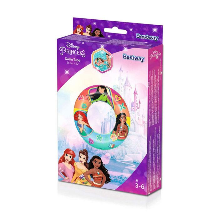 Bestway Flotador Hinchador Disney Princesas D56 cm +3 a 6 Años Playa y Piscina 91043 2