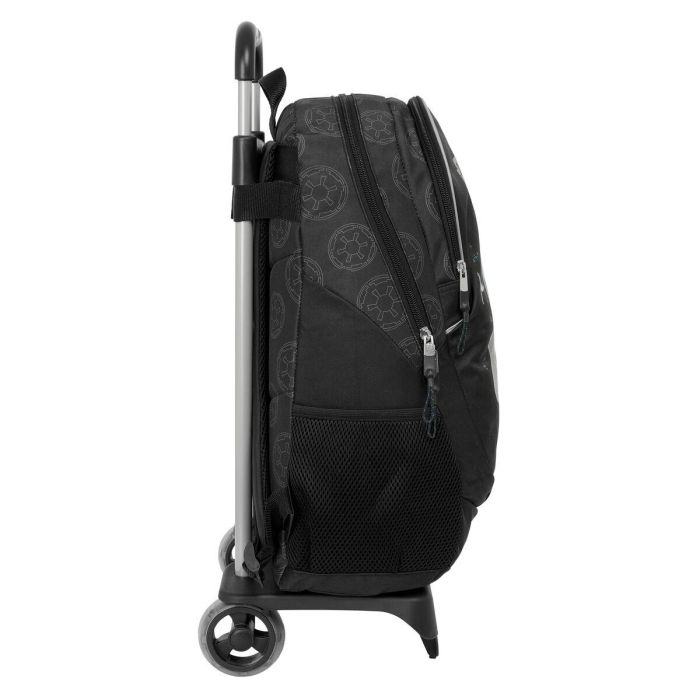 Mochila Escolar con Ruedas Star Wars Rebellion Negro 32 x 44 x 16 cm 2