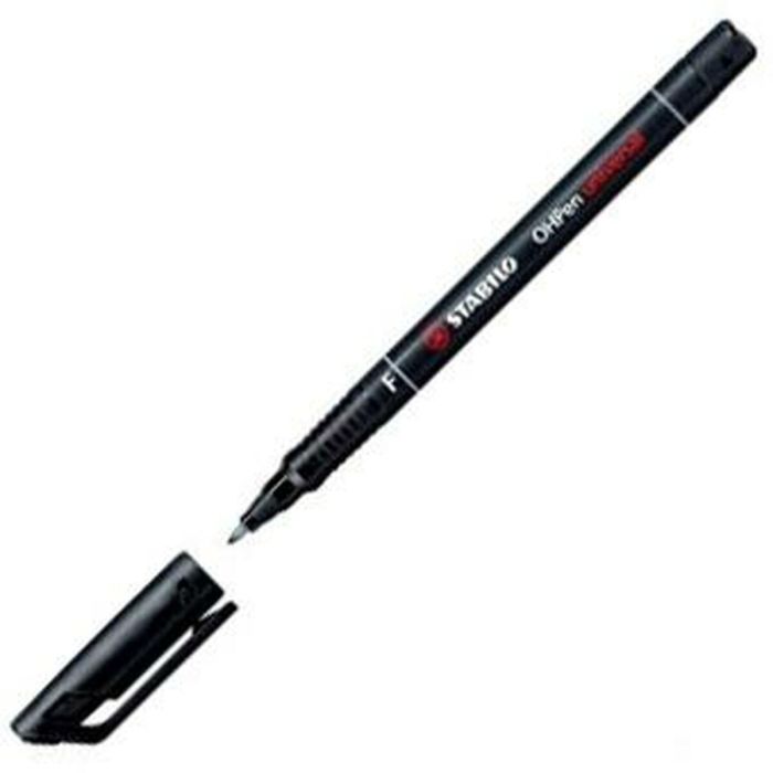 Rotulador permanente Stabilo OHPEN UNIVERSAL Negro 0,7 mm 10 Piezas (25 Unidades) 1