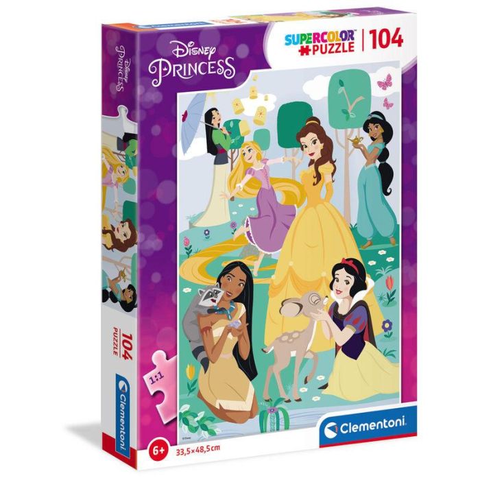CLEMENTONI Puzzle Princesas Disney 104 piezas