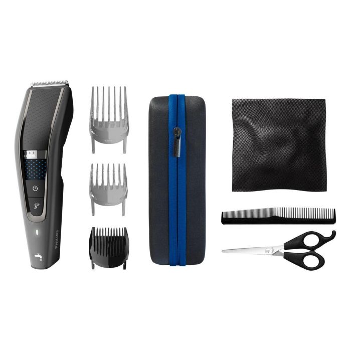 Philips HC7650/15 Cortapelos y Barba Serie 7000 con Tecnología Dualcut y Trim-n-Flow, 28 Alturas de Corte, Autonomía 90min, Incluye Kit Peluquero y Bolsa de Viaje 1