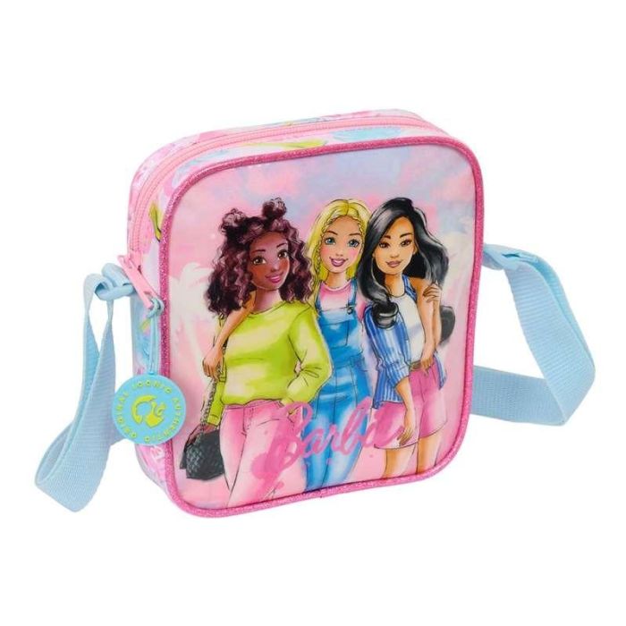 Bolso Bandolera Barbie Painterly Rosa Azul cielo 16 x 18 x 4 cm 0 Bolso Bandolera Barbie Painterly Rosa Azul cielo 16 x 18 x 4 cm 0