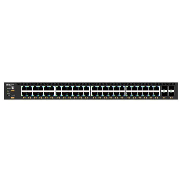 NETGEAR Switch M4350-48G4XF 52 Puertos (48x GE PoE+, 4x SFP+) Gestionado L3 Montaje en Rack 1U 3