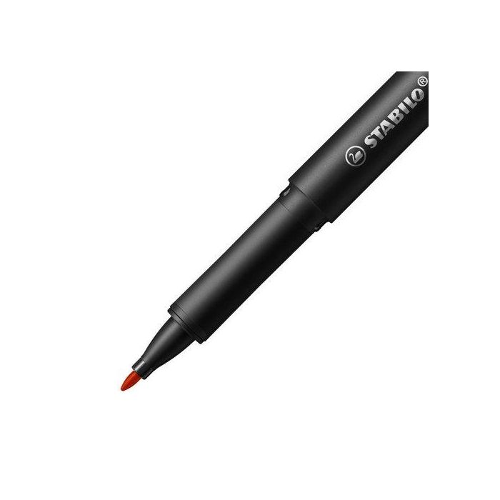 Rotulador Fibra Stabilo D!Ver Punta M Rojo (Set de 5)