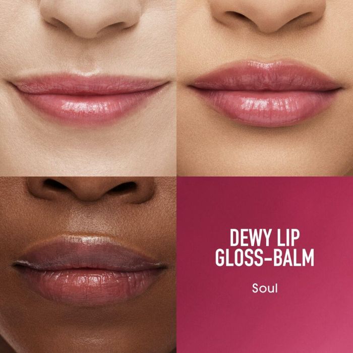 Bare Minerals DEWY LIP GLOSS BALM Bálsamo Labial Brillo #Soul – Hidratación Intensa 24h, Acabado Jugoso, Vegano, 2,3 gr 1