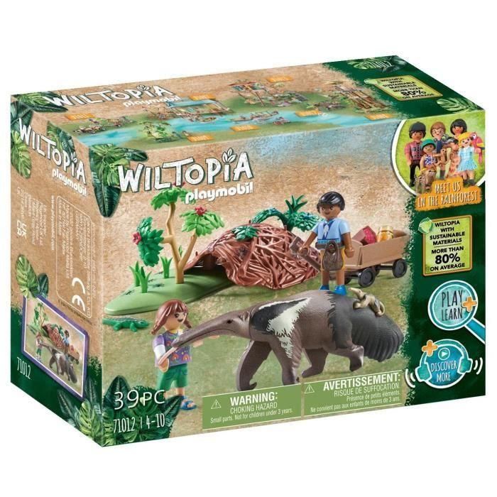 Playmobil Wiltopia: Set de Juego Cuidado del Oso Hormiguero con Figura y Accesorios 0 Playmobil Wiltopia: Set de Juego Cuidado del Oso Hormiguero con Figura y Accesorios 0