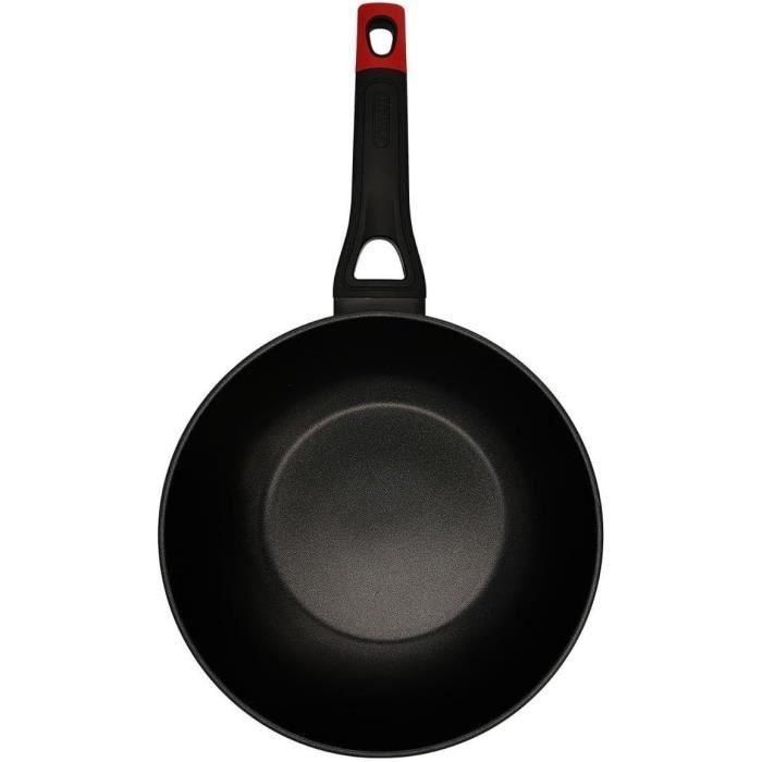 Wok Aluminio Forjado Optima + Pyrex 28 cm 5 Wok Aluminio Forjado Optima + Pyrex 28 cm 5
