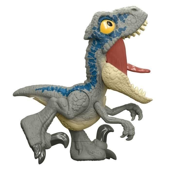 Figura dinosaurio jurassic world mega roar blue con sonidos. 21,59x10,16x43 cm 1