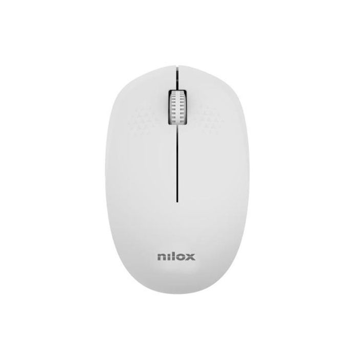 Nilox Ratón Inalámbrico 1000 DPI Gris - Compatible con Windows, Linux y Mac