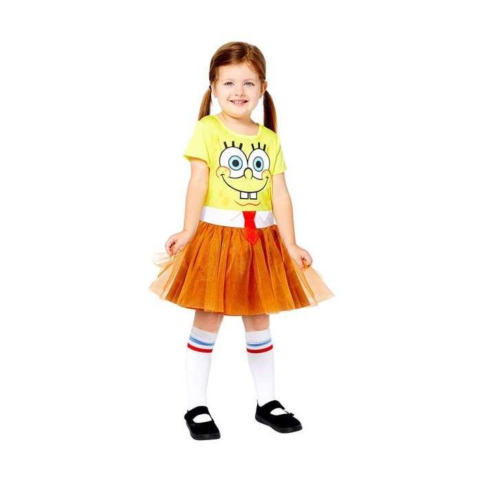 Disfraz spongebob vestido 4-6 años niña Disfraz spongebob vestido 4-6 años niña