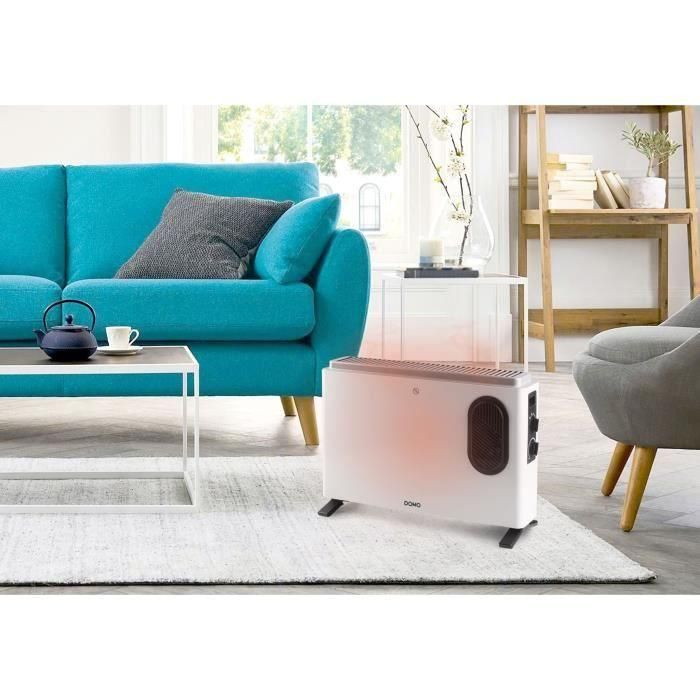 Convector de calefacción - DOMO - DO7351CH - 2000 W - Blanco - 54 x 37,5 x 17,2 cm 5 Convector de calefacción - DOMO - DO7351CH - 2000 W - Blanco - 54 x 37,5 x 17,2 cm 5