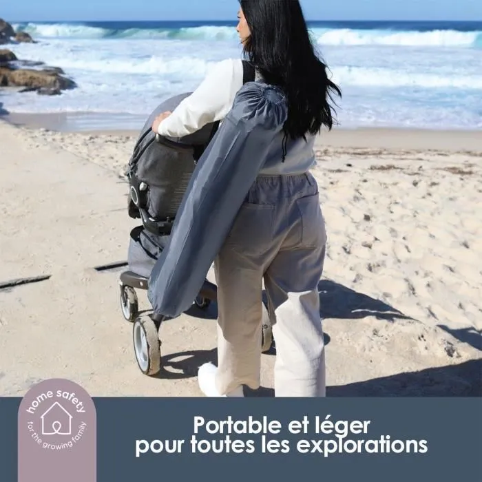 DREAMBABY Parque de Aventuras Pop-Up Tela con Bolsa de Transporte y Lonas Anti-UV, Ø 1,3 m H 1 m