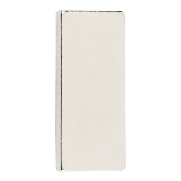 Herrajes Alk Imán de Neodimio Bloque Rectangular, 20x9x1,5mm, Extra Fuerte