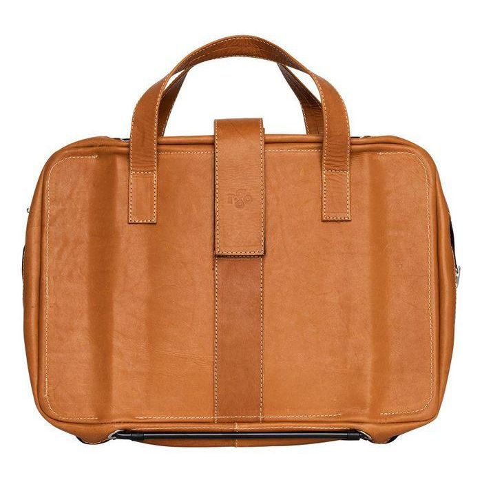 R-Go Tools Laptop bag R-Go Viva, full-grain leather, with integrated laptop stand, shoulder strap, 15.6-inch, brown 1 R-Go Tools Laptop bag R-Go Viva, full-grain leather, with integrated laptop stand, shoulder strap, 15.6-inch, brown 1