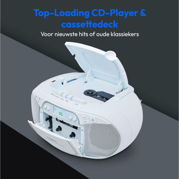 Medion MED4061275227482 Radio CD FM 2x2.2W RMS Azul 9 Medion MED4061275227482 Radio CD FM 2x2.2W RMS Azul 9