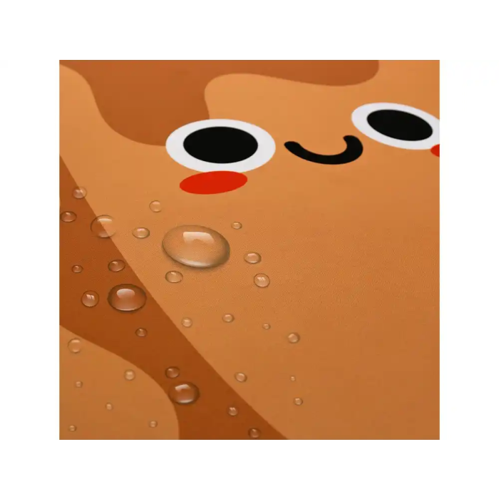 Wondee Alfombrilla de Escritorio Croissant, Base para Teclado y Ratón, Decoración Original, Dimensiones 440x100x760 mm 1