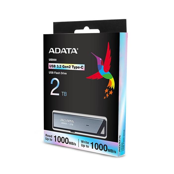 Memoria USB Adata ELITE UE800 2 TB Plateado 4 Memoria USB Adata ELITE UE800 2 TB Plateado 4