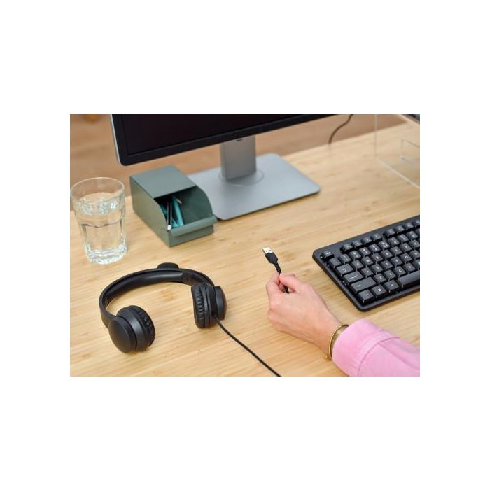 Trust Auriculares Ayda Estéreo con Micrófono Ajustable, Conexión USB, Negro 7