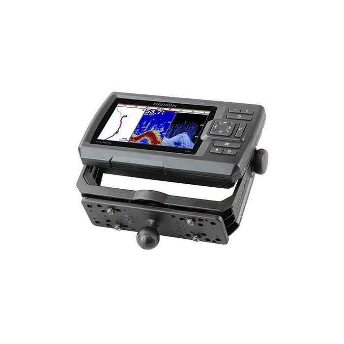 RAM Mounts RAM-B-111B Soporte Universal Bola de Goma 1" Base Rectangular para Electrónica Marina GPS CB Radio Gimbal 1