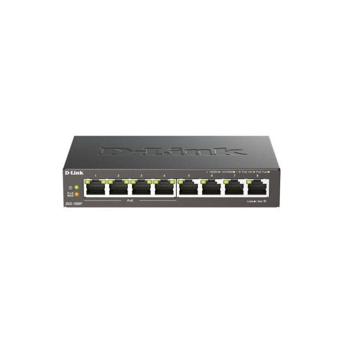 Switch D-Link DGS-1008P/E 16 Gbps 1 Switch D-Link DGS-1008P/E 16 Gbps 1