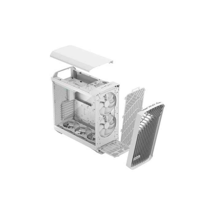 Fractal Design Torrent Blanco Caja de PC con 2x180mm Ventiladores Frontales y 3x140mm Ventiladores Inferiores, Soporta ATX, EATX, ITX 13