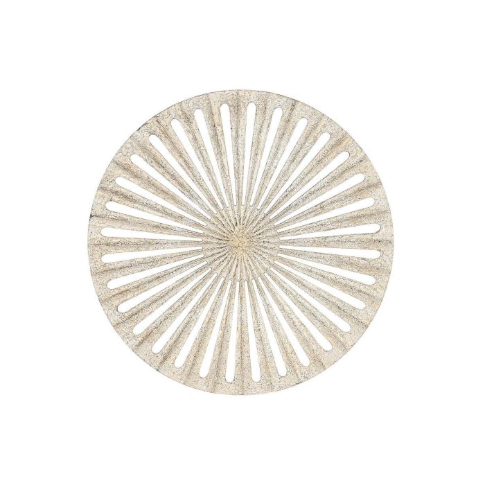 Decoracion Pared Neoclasico DKD Home Decor Blanco Dorado 3 x 91 x 91 cm