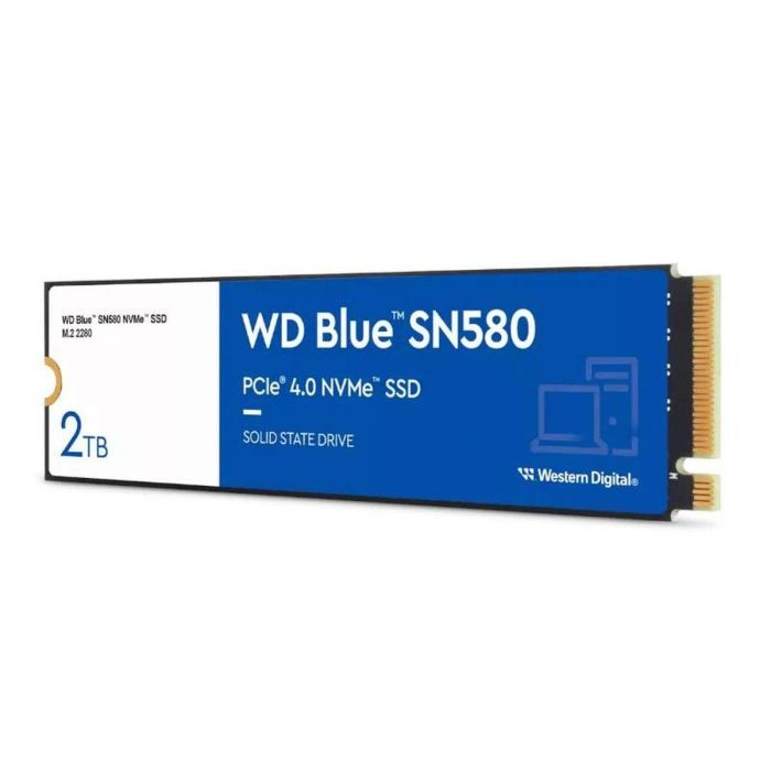Western Digital WD Blue SN580 NVMe SSD 2 TB M.2 PCIe 4.0 WDS2003B0E - 4150 MB/s 2 Western Digital WD Blue SN580 NVMe SSD 2 TB M.2 PCIe 4.0 WDS2003B0E - 4150 MB/s 2