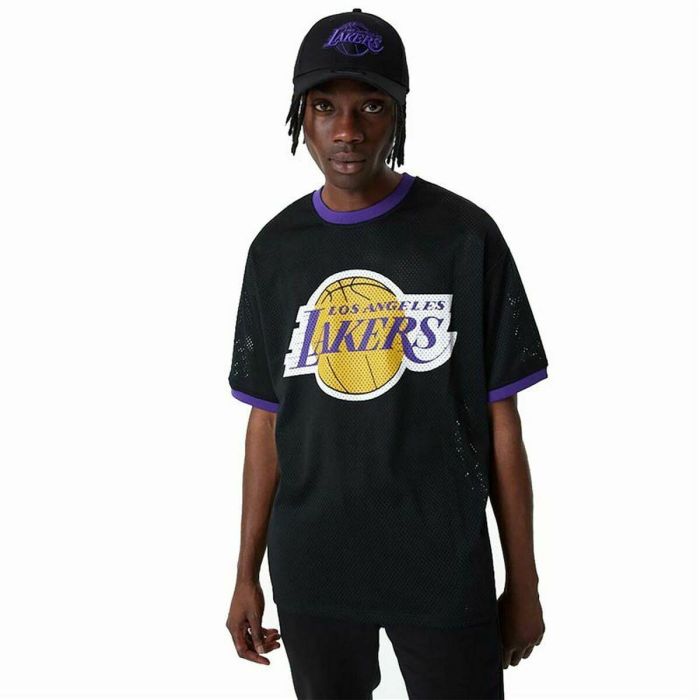 Camiseta de baloncesto New Era Mesh LA Lakers Negro S 0 Camiseta de baloncesto New Era Mesh LA Lakers Negro S 0