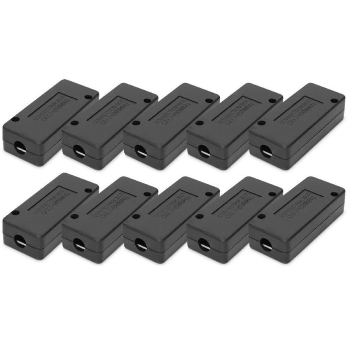 Digitus Módulo de conexión CAT 7, Acrilonitrilo butadieno estireno (ABS), Negro, 10 unidades