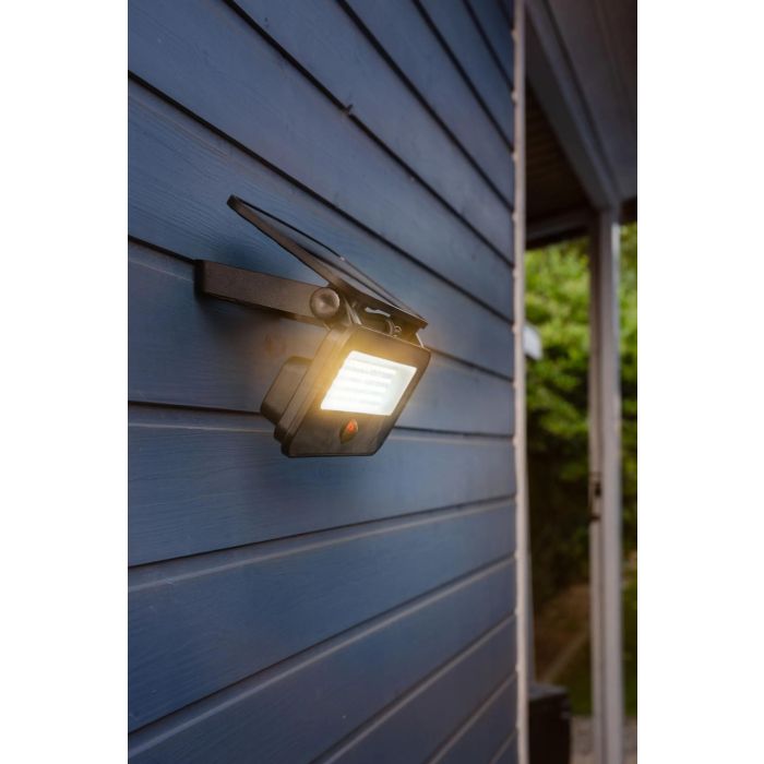 Galix G2610 Foco Solar de Pared con Sensor de Movimiento, 1200 Lúmenes, Muy Luminoso