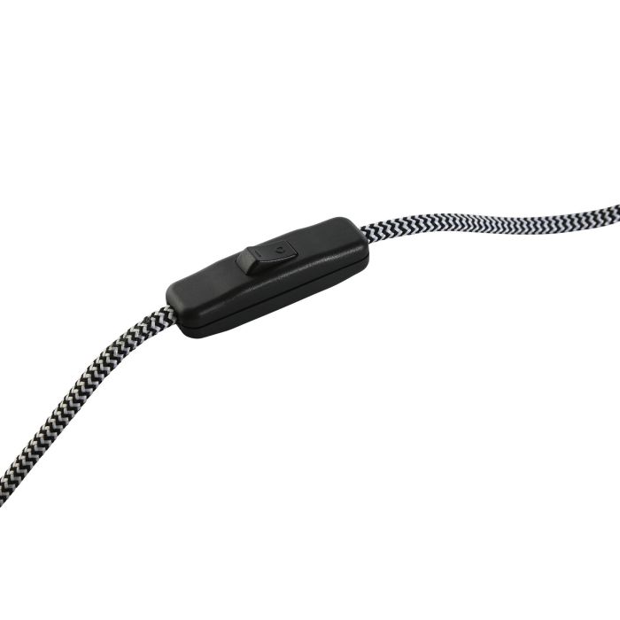 DKD Home Decor Lámpara Sobremesa Marron Plateado Madera Pino 18 x 25 x 10 cm 3