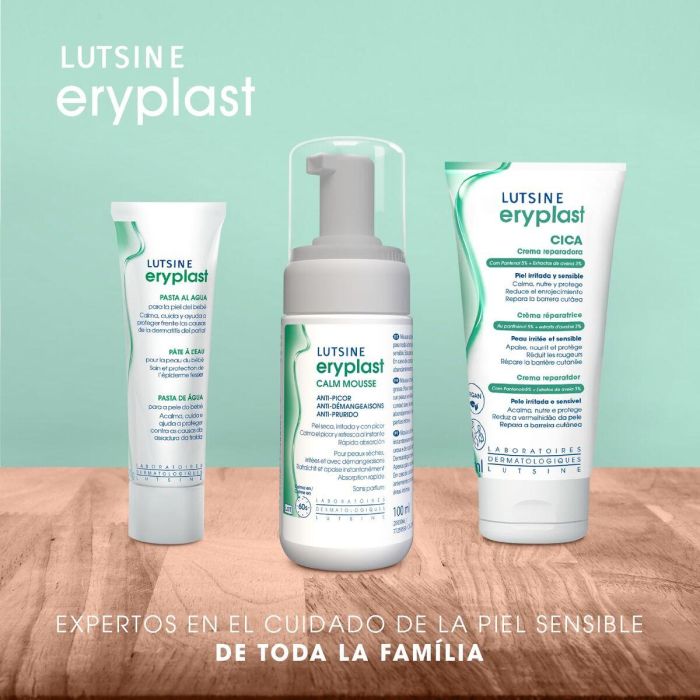 Lutsine E45 ERYPLAST CALM Mousse Anti-Picor Piel Seca y Irritada 100 ml 2