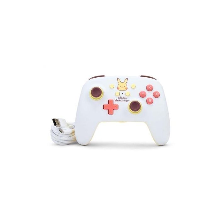 Power A 1522661-01 Mando con Cable Mejorado para Nintendo Switch - Diseño Pikachu, Botones Asignables, Cable USB-C 3m 1 Power A 1522661-01 Mando con Cable Mejorado para Nintendo Switch - Diseño Pikachu, Botones Asignables, Cable USB-C 3m 1