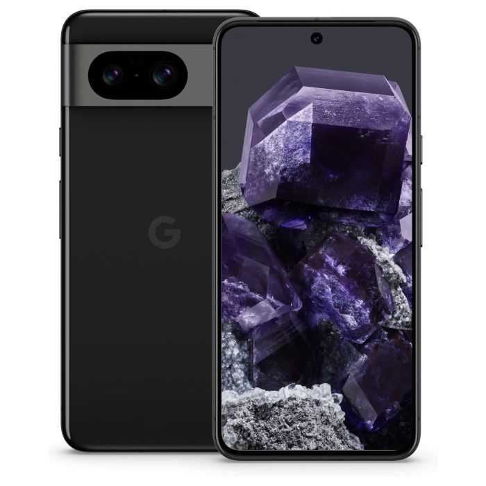 Google Pixel 8 Smartphone 256GB 8GB RAM 5G Android Tensor G3, Pantalla OLED 6.2'' 120Hz, Cámara 50MP, IP68, Negro Obsidian