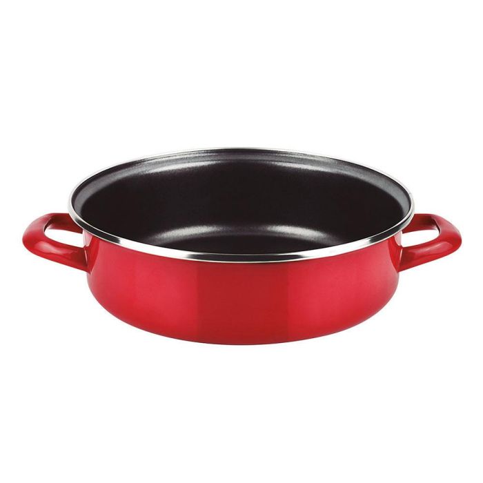 Fagor Tartera Optimax Roja Acero Esmaltado Aisi 430 Ø24 cm 0 Fagor Tartera Optimax Roja Acero Esmaltado Aisi 430 Ø24 cm 0