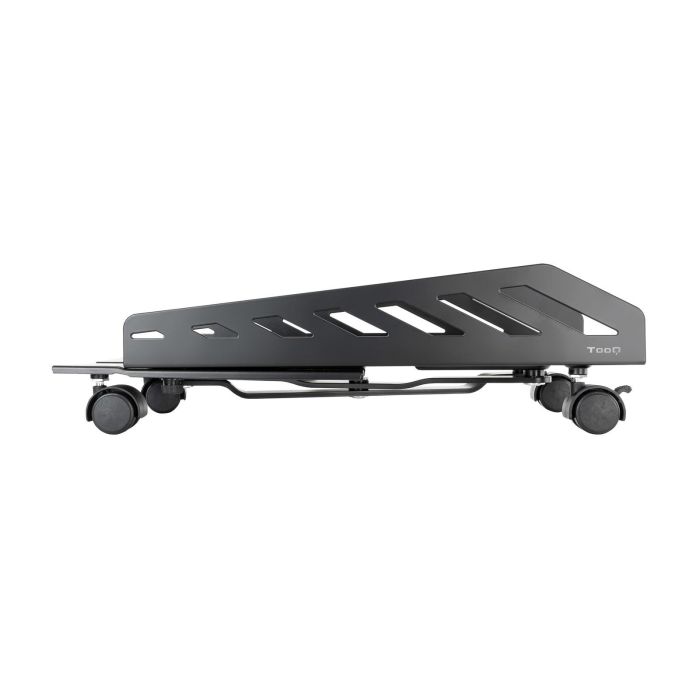 TOOQ SOPORTE METALICO PARA CPU DE SUELO CON RUEDAS BAJO 3