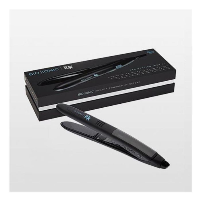 Bio Ionic Plancha de pelo 10X pro styling iron, con placas vibratorias sónicas para un peinado rápido y cabello saludable 2