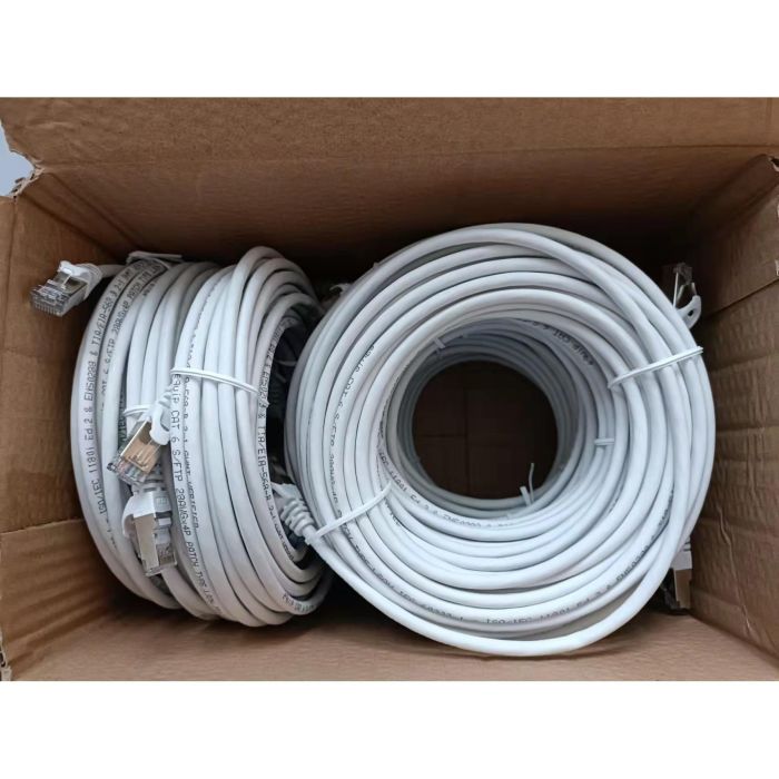 EQUIP Cable de Red Cat6 S/FTP LSZH 10m x9 Unidades Conectores RJ45 Blindado Blanco 2 EQUIP Cable de Red Cat6 S/FTP LSZH 10m x9 Unidades Conectores RJ45 Blindado Blanco 2