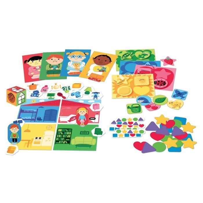 Nathan La Petite Ecole: Conjunto de Juegos Educativos para Niños +2 años. Preparación al Jardín de Infantes, Colores y Formas 1 Nathan La Petite Ecole: Conjunto de Juegos Educativos para Niños +2 años. Preparación al Jardín de Infantes, Colores y Formas 1
