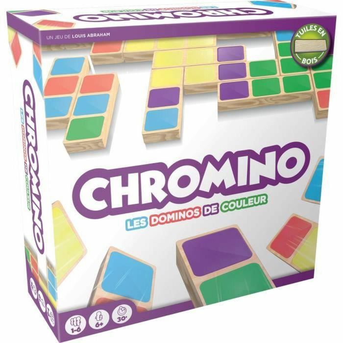 Chromino|Asmodee - Juego de dominó de colores