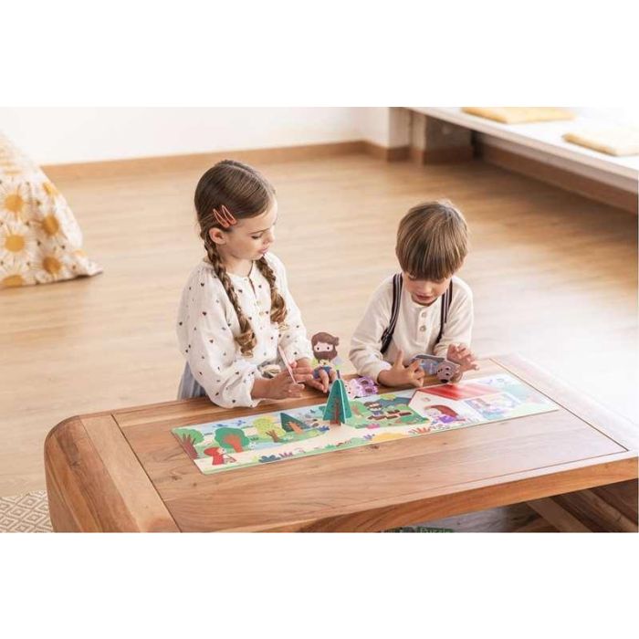 Puzzle XXL caperucita roja. combina dos conceptos en uno, puzzle para construir y cuento para leer. 3 Puzzle XXL caperucita roja. combina dos conceptos en uno, puzzle para construir y cuento para leer. 3
