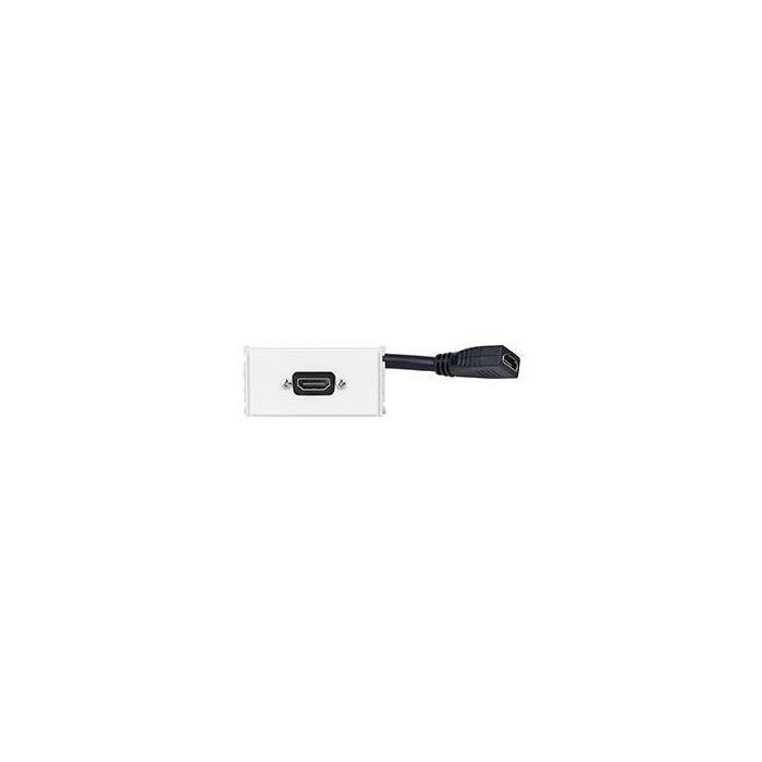 Vivolink Outlet Panel HDMI, White Vivolink Outlet Panel HDMI, White