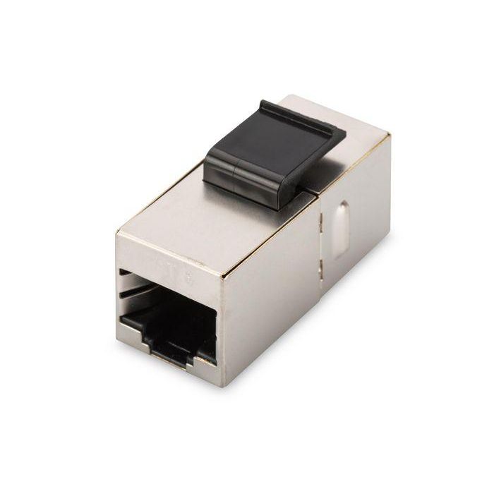 Digitus CAT 6 modular coupler, shielded RJ45 to RJ45, for panel connection 1 Digitus CAT 6 modular coupler, shielded RJ45 to RJ45, for panel connection 1