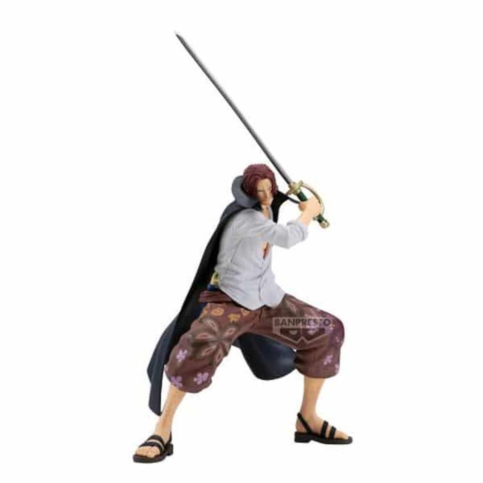 Banpresto BP29210P Figura One Piece Grandista Shanks 22cm PVC - Coleccionable Oficial del Anime Manga