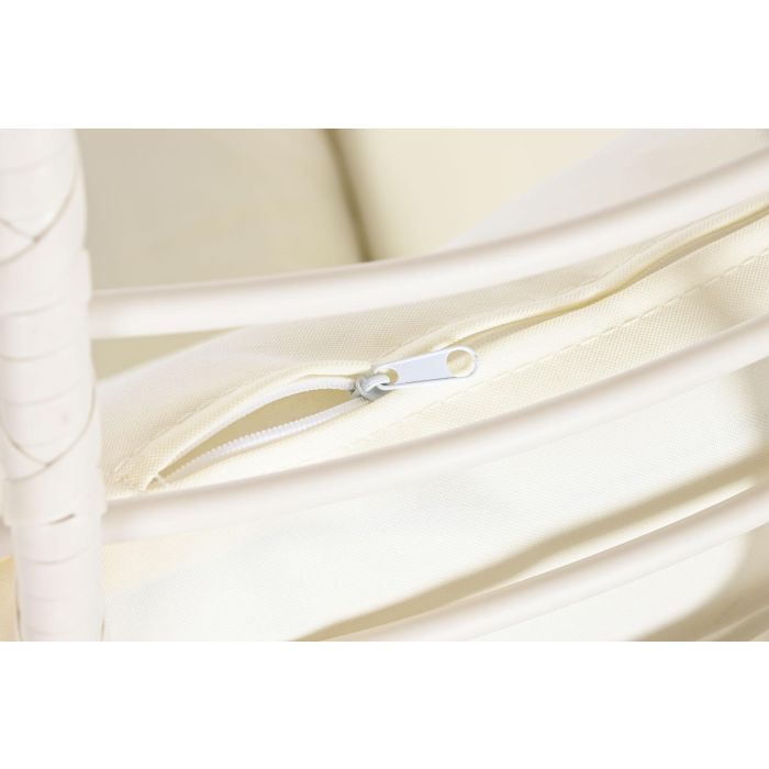 DKD Home Decor Sillón para Terraza y Jardín Blanco 90 x 65 x 151 cm 5