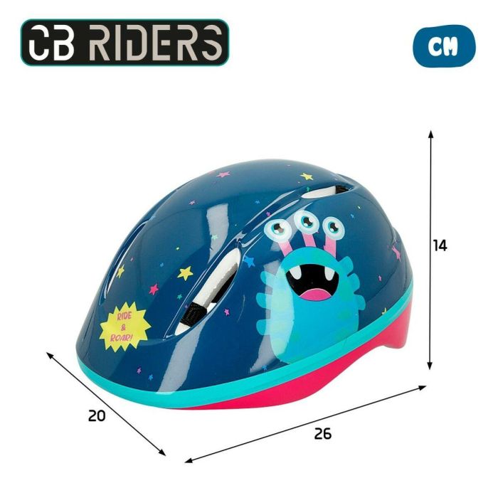 Casco Infantil Colorbaby Monstruo (4 Unidades) 3 Casco Infantil Colorbaby Monstruo (4 Unidades) 3